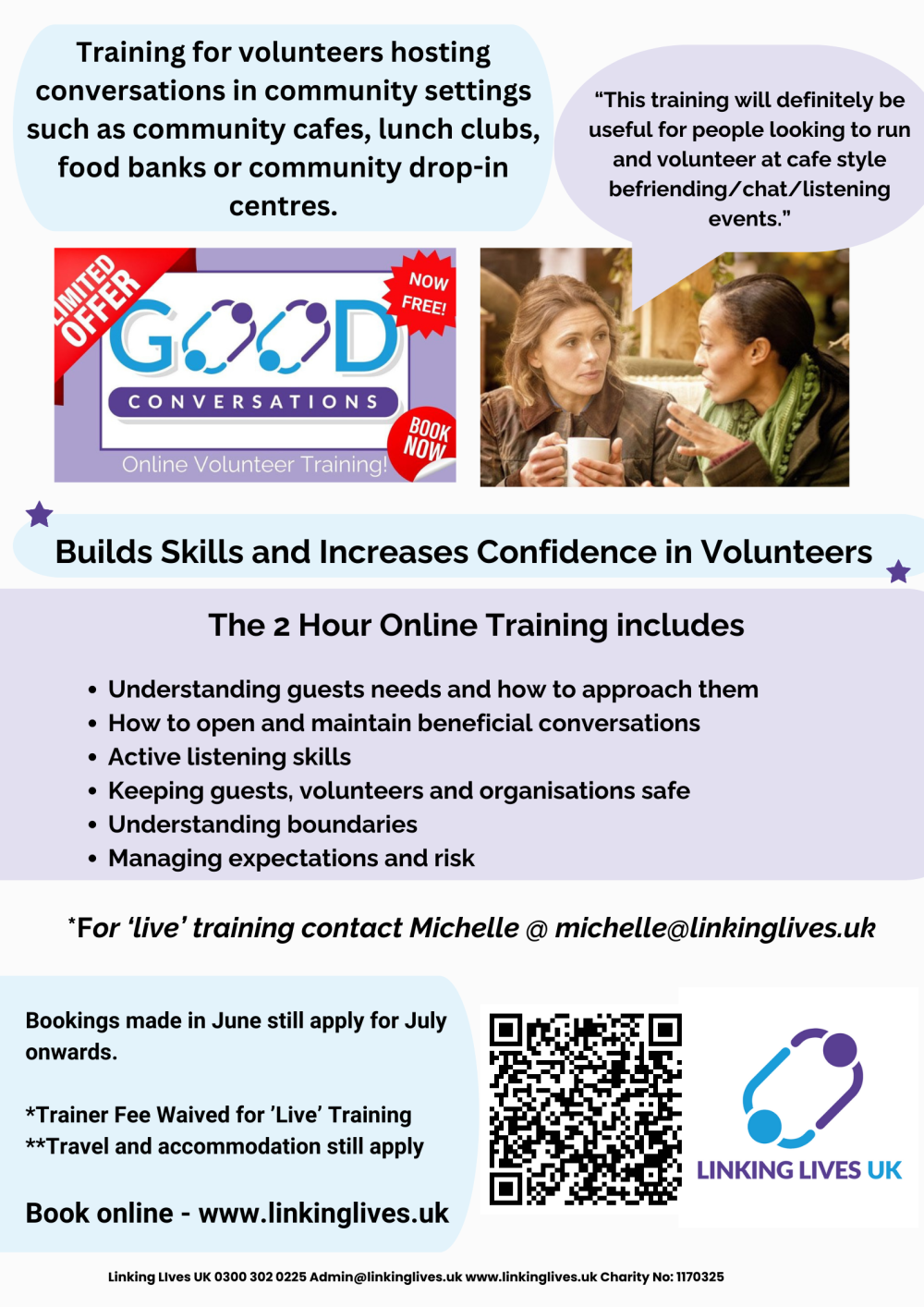 Free Training for Volunteers